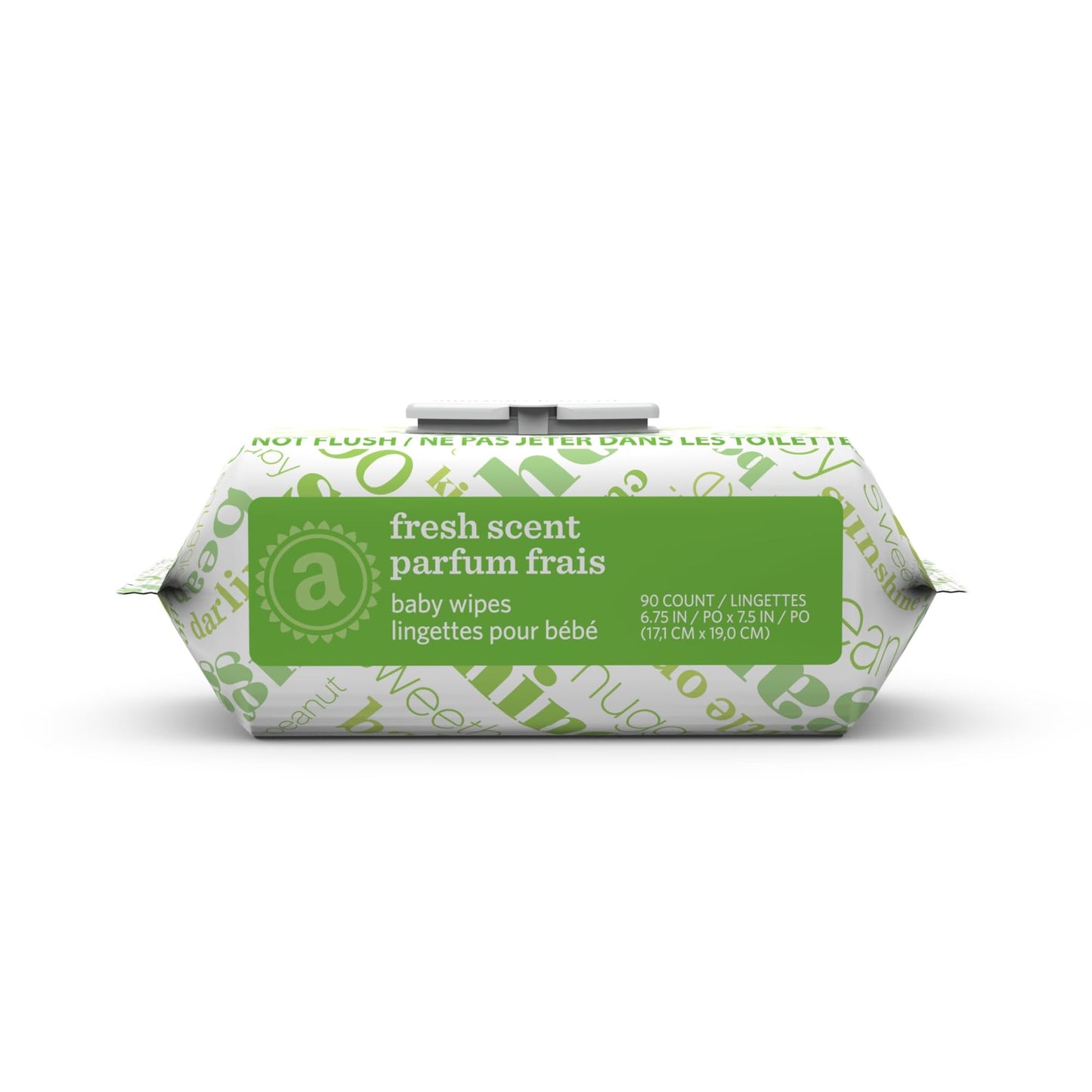 Amazon Elements Baby Wipes, Fresh Scent, Flip-Top Packs, Alcohol-Free, With Cucumber and Aloe, 810 Count, 9 Packs of 90