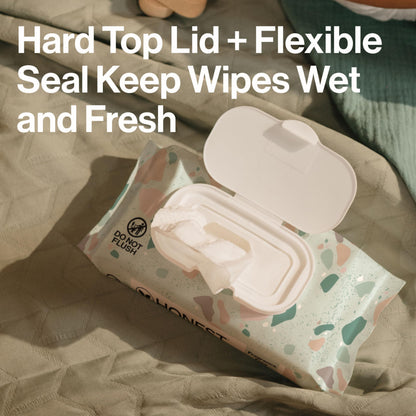 The Honest Company Hypoallergenic Multi-Use Baby Wipes for Sensitive Skin, Geo Mood, 288 Count